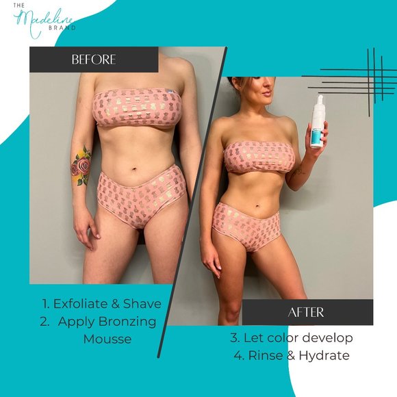 Self Tan Bronzing Mousse Vegan PETA Certified Organically Derived Gluten Free - Picture 1 of 1